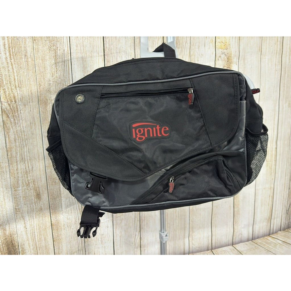 IGNITE Messenger Sling Bag Laptop, Crossbody, Adjustable Strap, Backpack - Picture 2 of 9